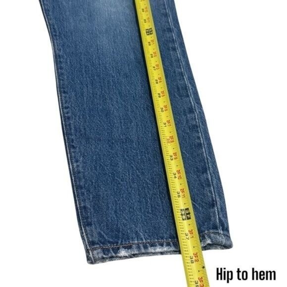Levi's Wedgie Button Fly High Rise Medium Wash Jeans Capsule Comfort 31 - Picture 10 of 10